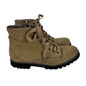 Blondo Rachelle Waterproof Beige Ankle Boots